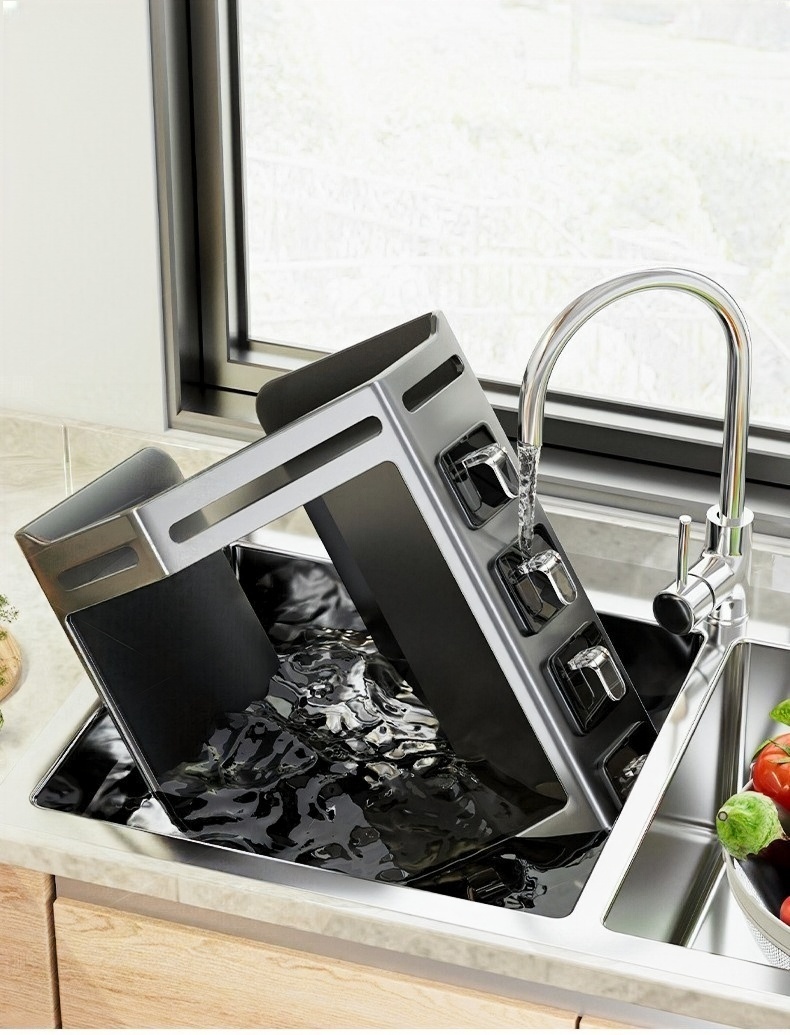 Kitchen condiment storage rack 2