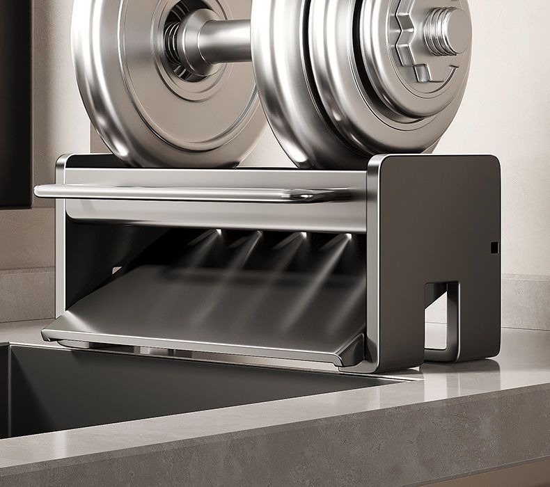 Dishcloth drainer and dish soap storage rack 7