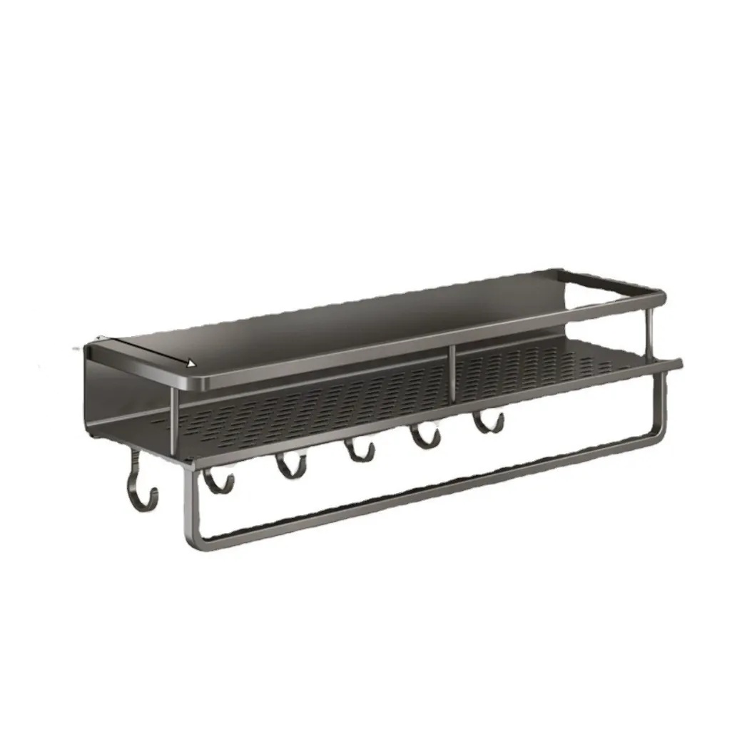 Multifunctional kitchen wall-mounted storage rack 5