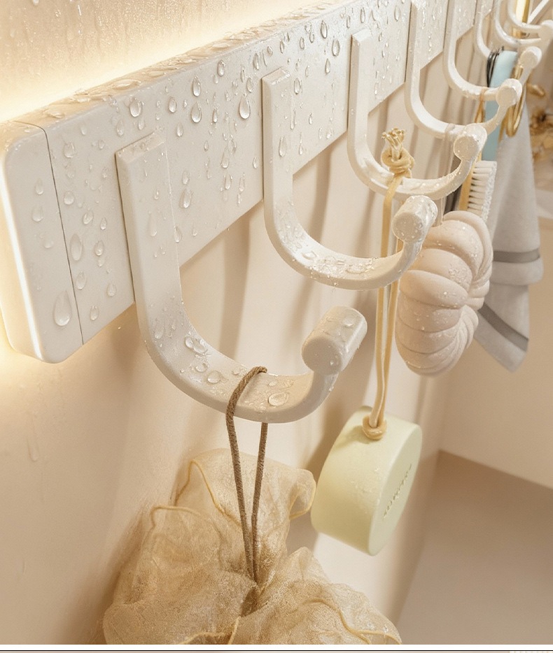 No-drill bathroom traceless hooks 15 01