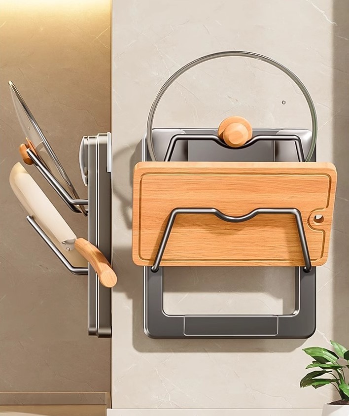 Suction cup aluminum shelf with drainage holes 14