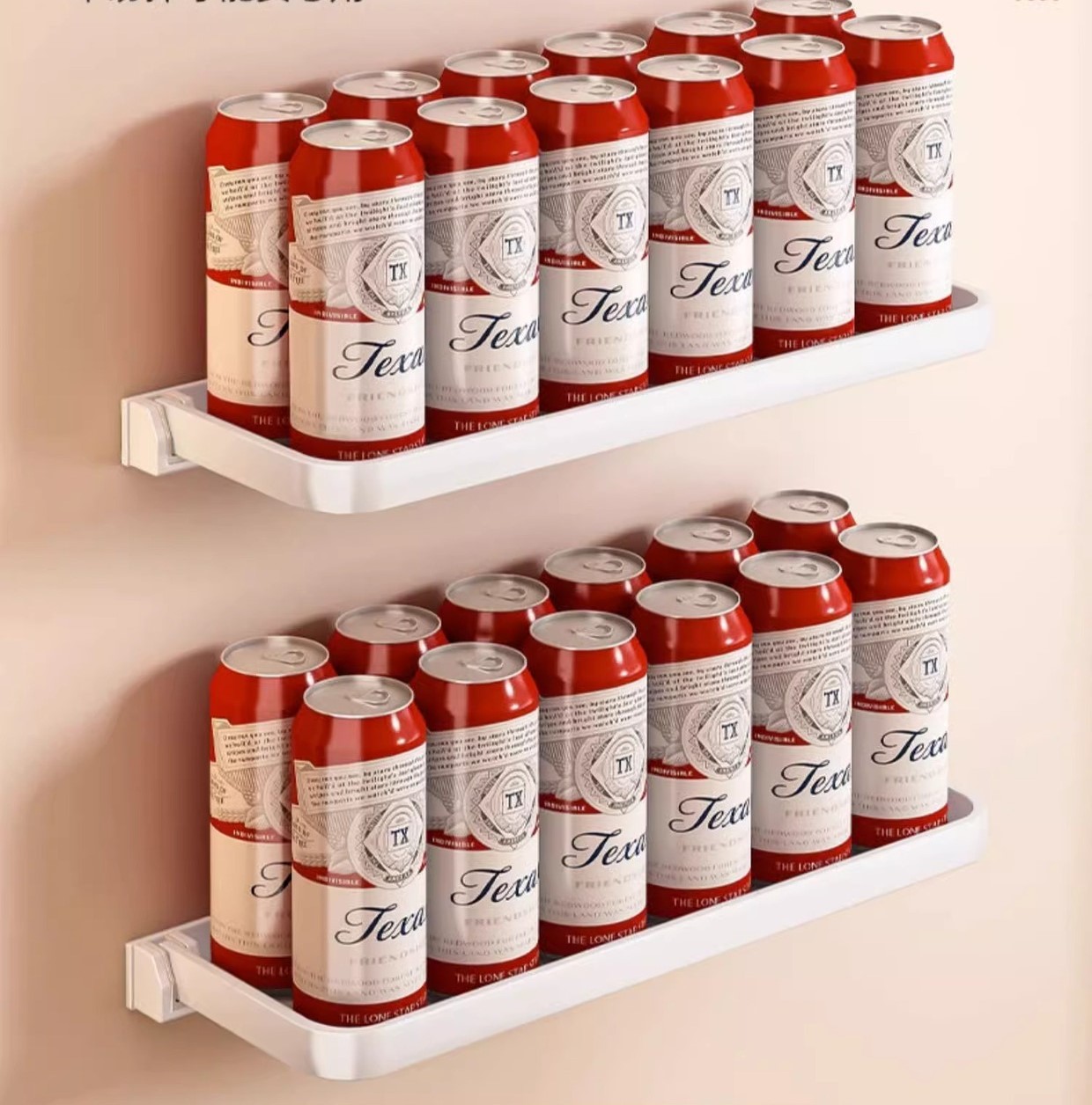 Bathroom phone and cosmetics folding tray wall mount 25 02