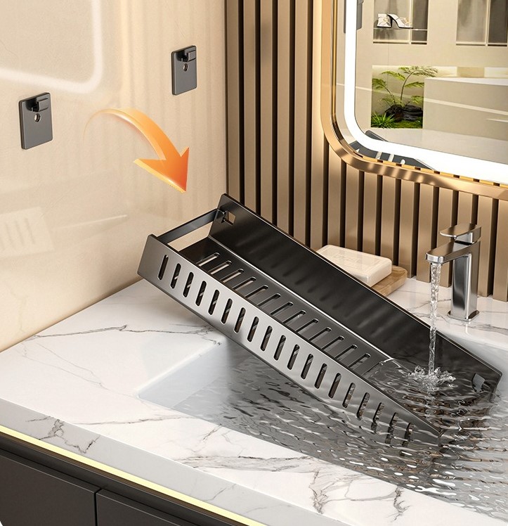 Bathroom wall-mounted storage shelves 40