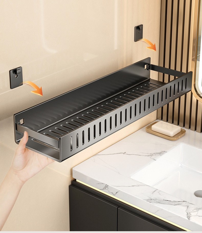 Bathroom wall-mounted storage shelves 40