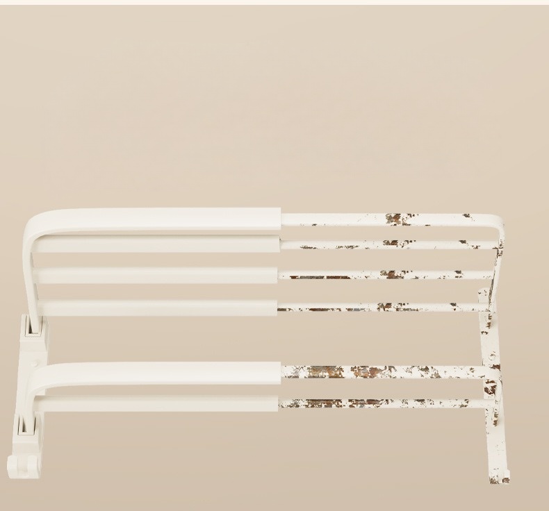 Beige bathroom supplies storage rack 21