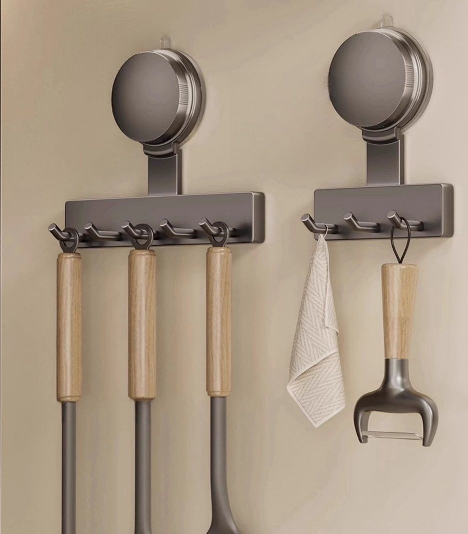 No-drill suction cup multi-functional hook behind the door 35 01