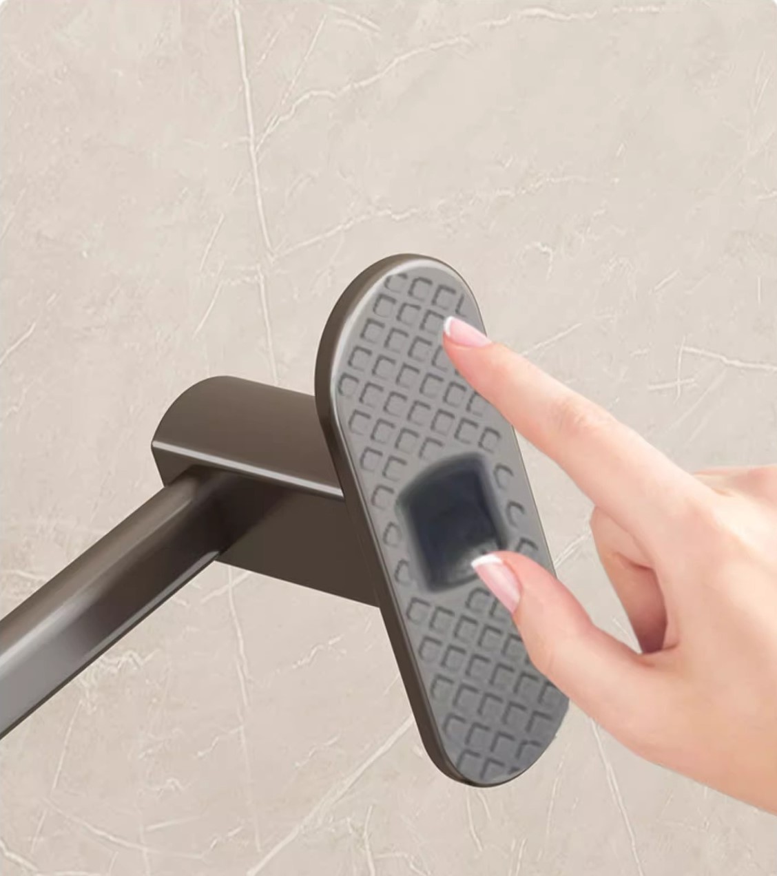 Space aluminum drainable bathroom slipper rack 29