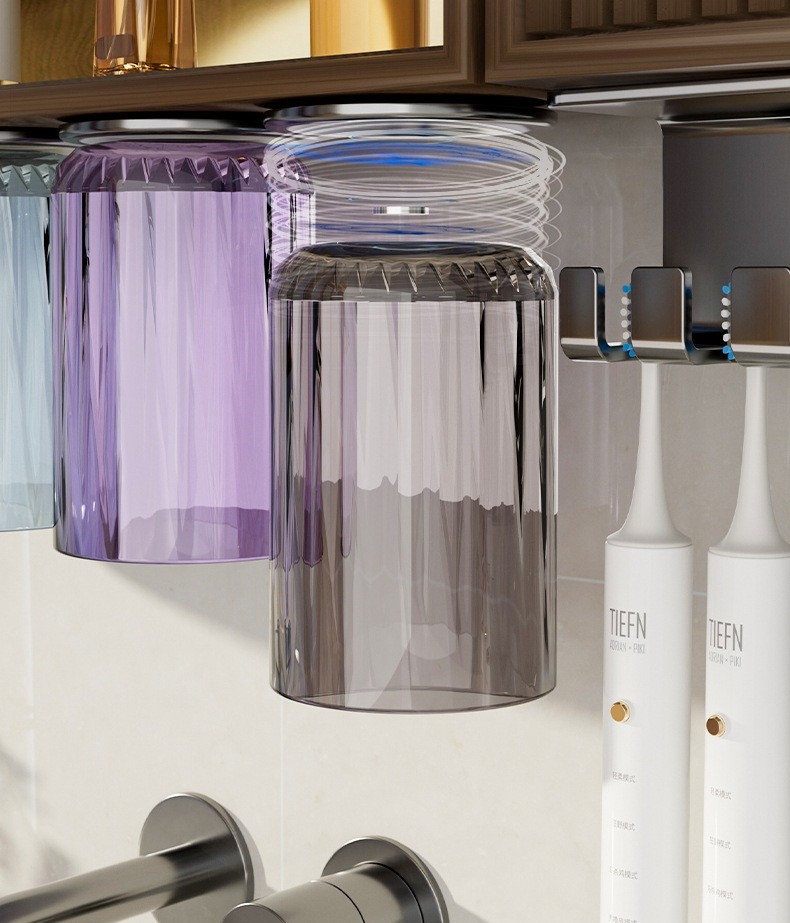 Magnetic toothbrush holder under the mirror cabinet 51 01